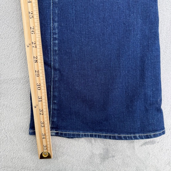 L'AGENCE High Rise Flare Denim Jeans Dark Wash‎ Strech Women's Size 24 - Picture 10 of 12